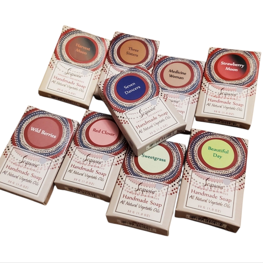 BNIB Sequoia Indigenous Handmade Soap Collection, Set of 9 Minis (Vegan 🌿)